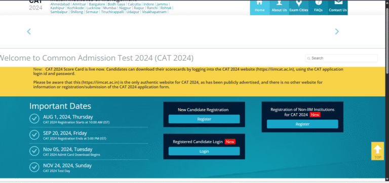 CAT 2025 IIM Notification