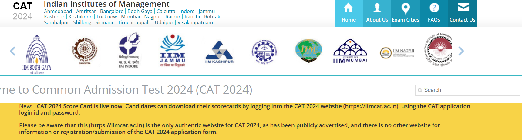 CAT 2025: How to Apply, Eligibility, Exam Details & Key Dates official website https://iimcat.ac.in/