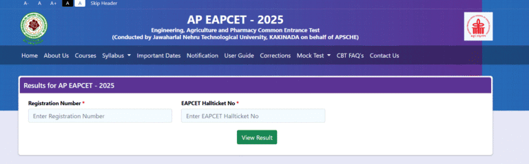 Urgent: AP EAMCET 2025 Round 1 Seat Allotment OUT – Crucial Deadlines Inside