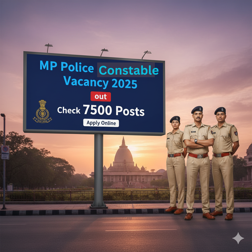 MP Police Constable Vacancy 2025, Apply 7500 Posts