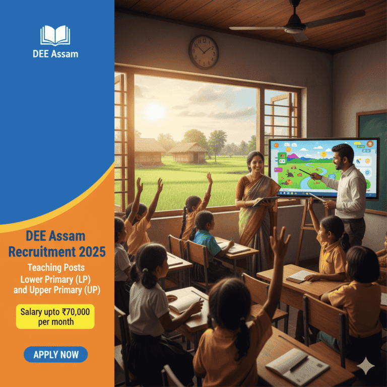 DEE Assam Recruitment 2025 Check Now