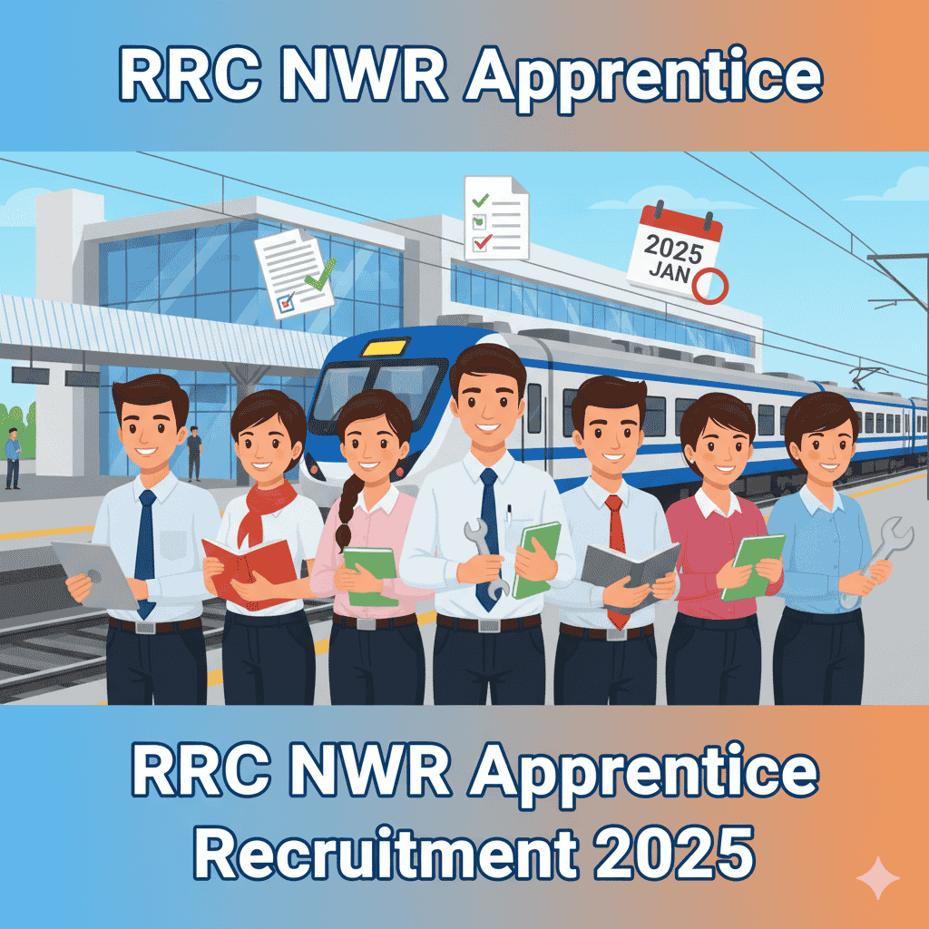 RRC NWR Apprentice Recruitment 2025 – Apply Online for Apprentice Posts
