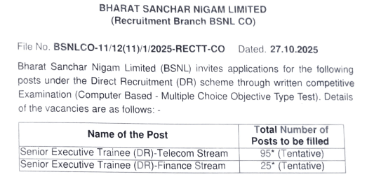 BSNL-Sr-Executive-Finance-and-Technical-post-120-post-apply-now