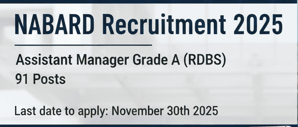  NABARD Grade A Eligibility Criteria 2025 – Educational Qualifications (Post-wise)