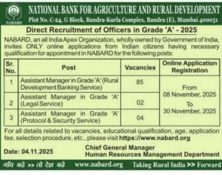 NABARD-Recruitment-for-91-Post-2025-check-now.