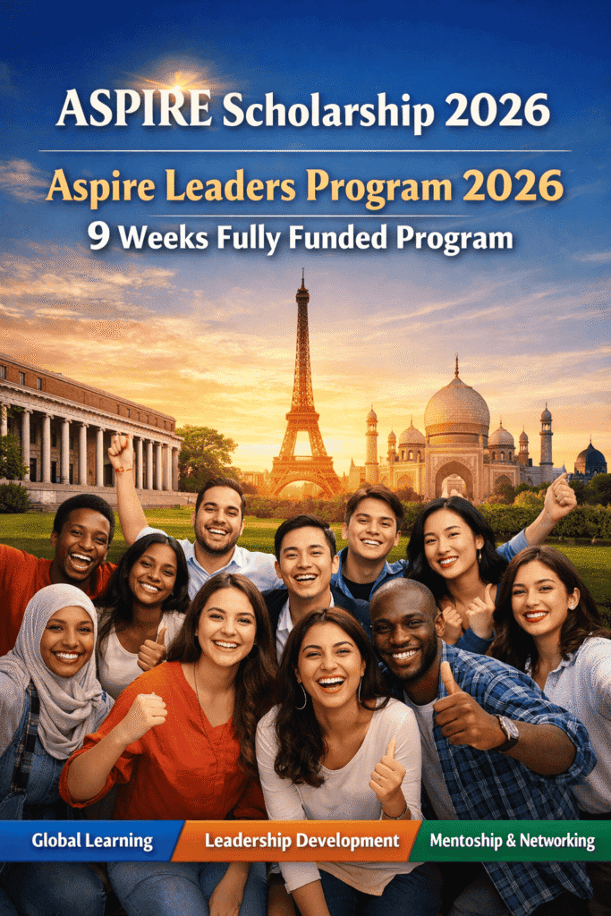 ASPIRE Scholarship 2026 Aspire Leaders Program 2026 9 weeks fully funded