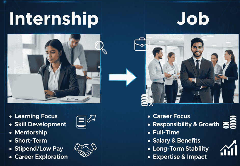 Internship vs Job: Which Career Path is Right for You in 2026?