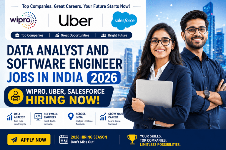latest job openings in india 2026 for freshers and experienced candidates in top companies