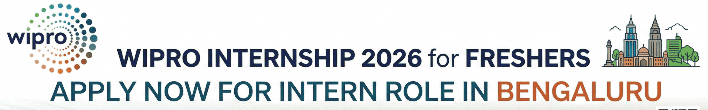 Wipro Internship 2026 for Freshers Apply for Intern Role in Bengaluru Check Details Now