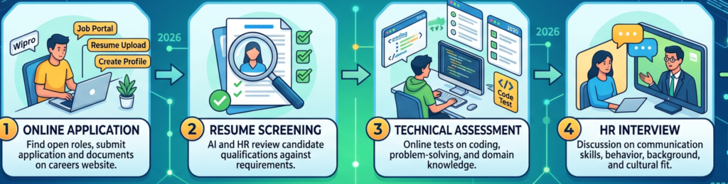 Wipro Hiring Process Guide 2026 Complete Selection Process for Freshers