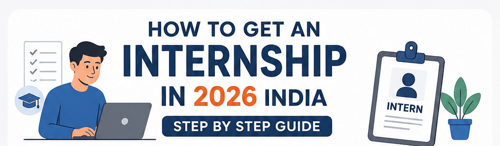 How to Get an Internship in 2026 India Step by Step guide