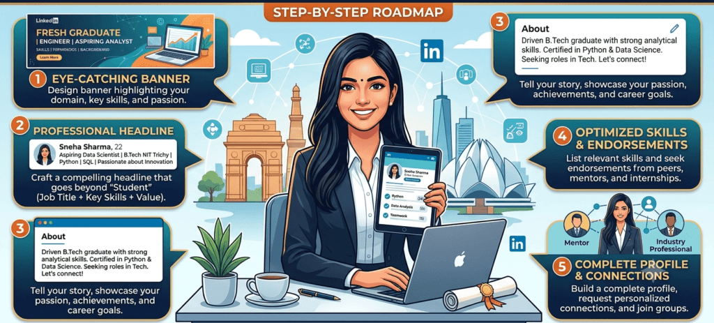 LinkedIn-profile-optimization-for-freshers.