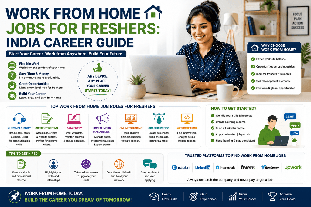 work from home jobs for freshers