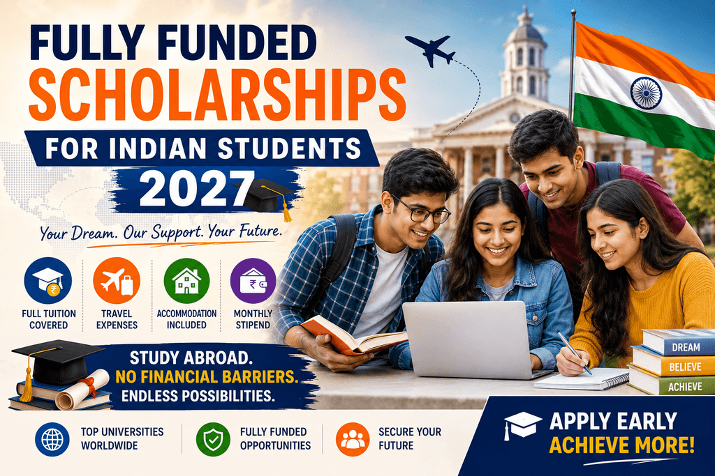 Fully Funded Scholarships for Indian Students