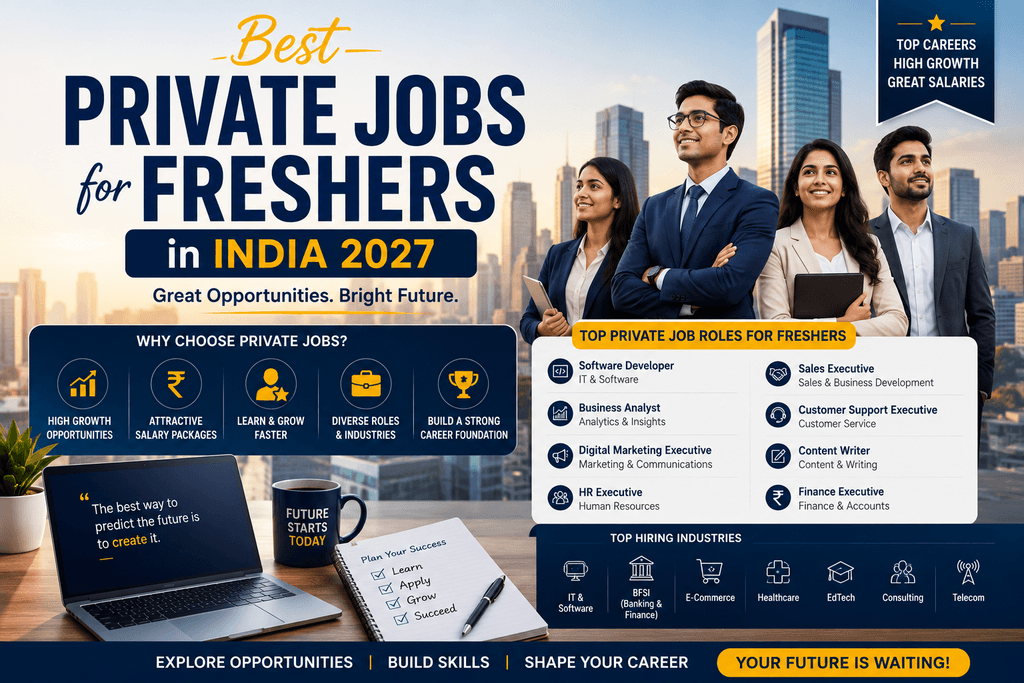 private jobs for freshers