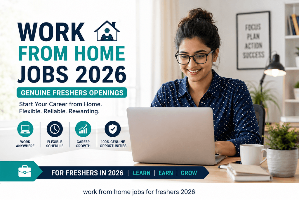 Work from home jobs for freshers 2026