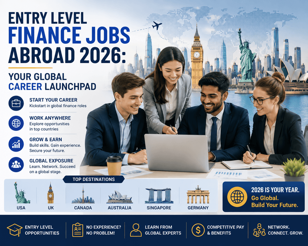 entry level finance jobs abroad 2026