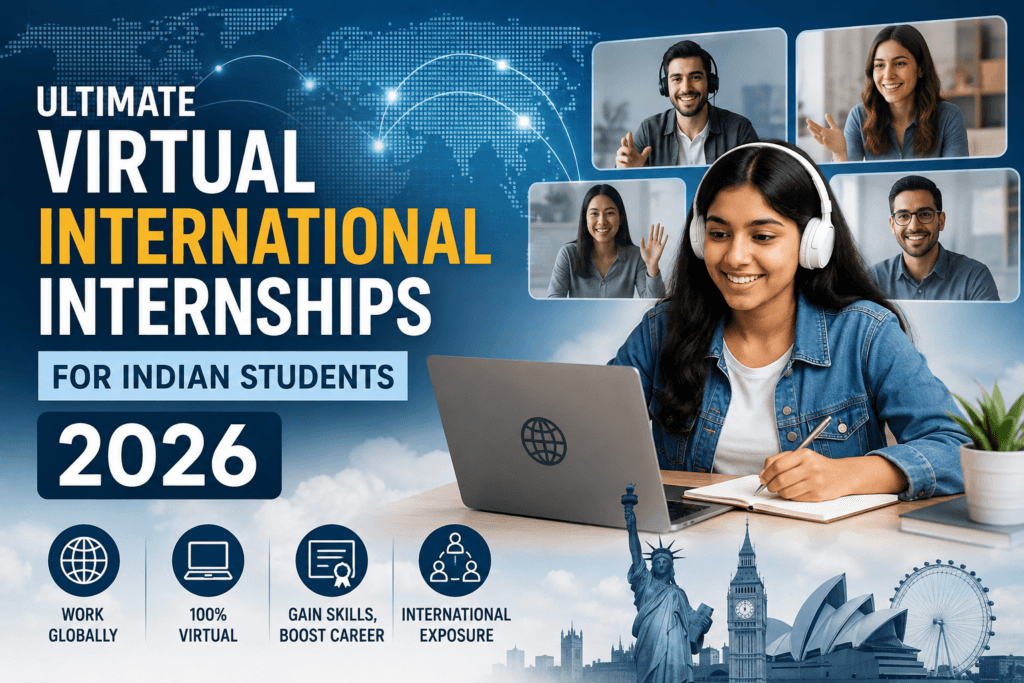 Ultimate Virtual International Internships for Indian Students 2026 