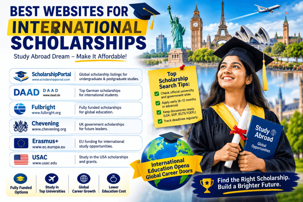 best websites for international scholarships