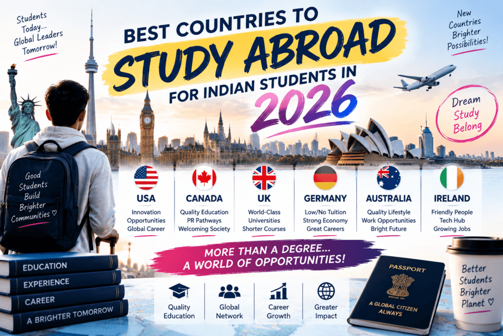 Best Countries to Study Abroad for Indian Students