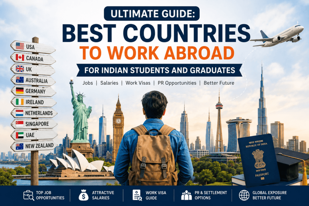 Best Countries to Work Abroad for Indian Students