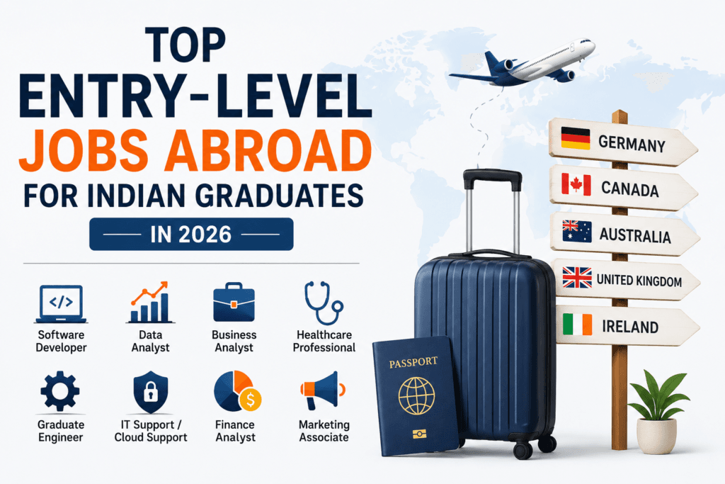 Entry-Level Jobs Abroad for Indian Graduates 2026