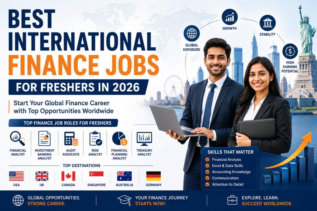 International Finance Jobs for Freshers 2026
