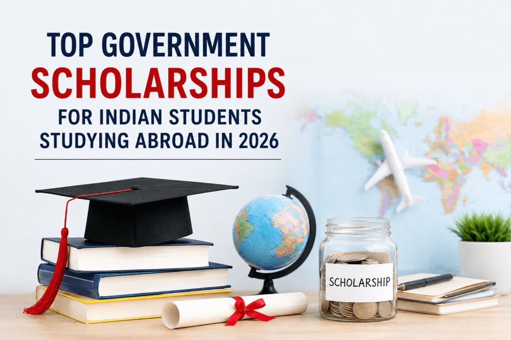 government scholarships for Indian students studying abroad
