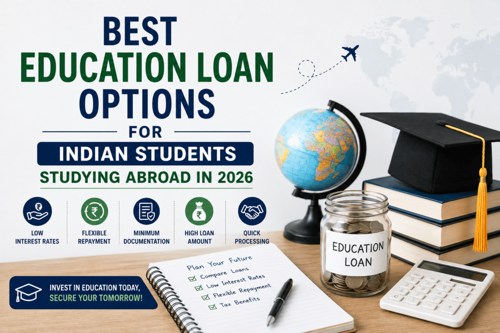 education loan options for Indian students studying abroad