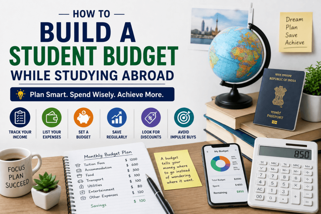 how to build a student budget while studying abroad