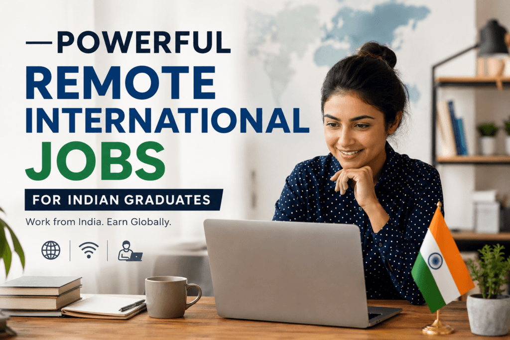 Remote International Jobs for Indian Graduates