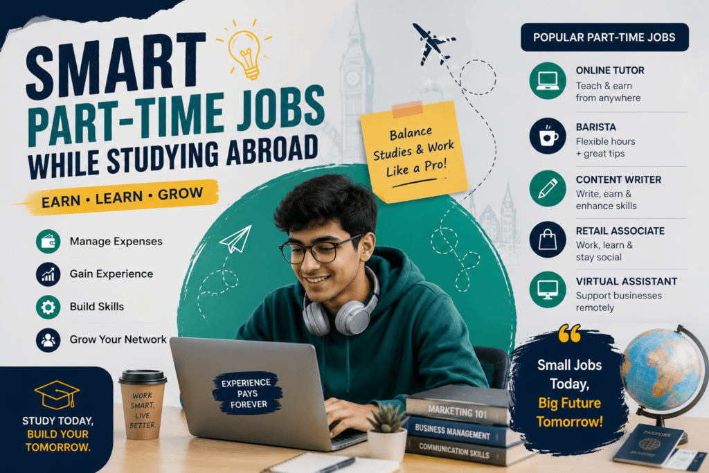 Part-Time Jobs While Studying Abroad