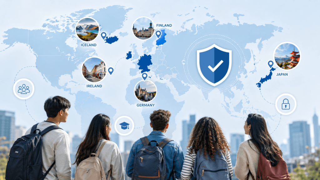 Safest Countries for Indian Students Studying Abroad in 2026