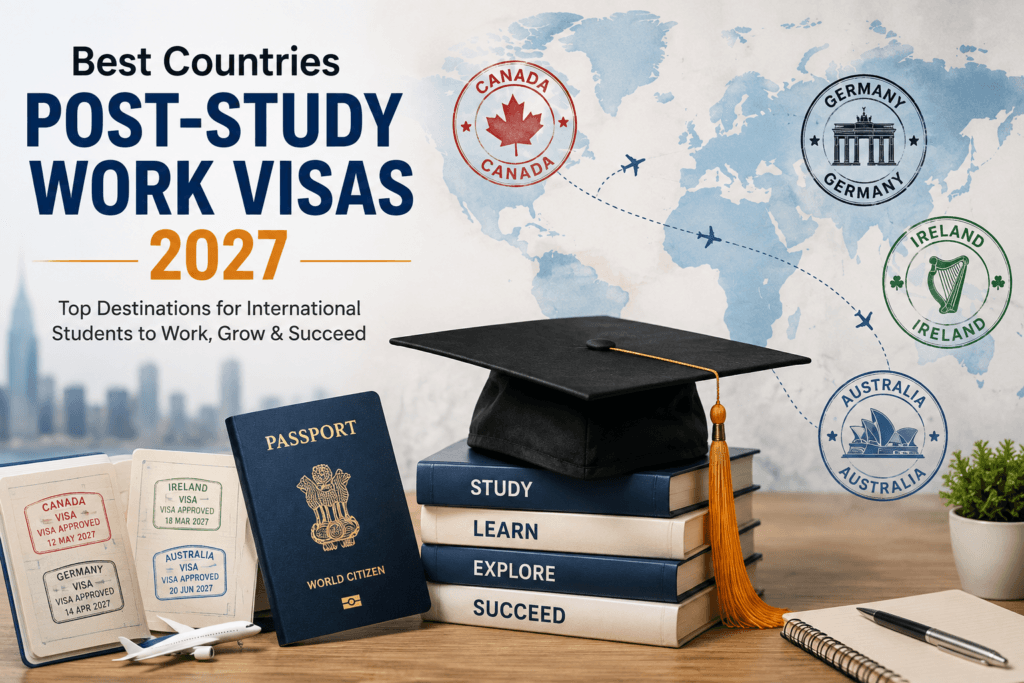 Best Countries for Indian Students With Post-Study Work Visas 2027
