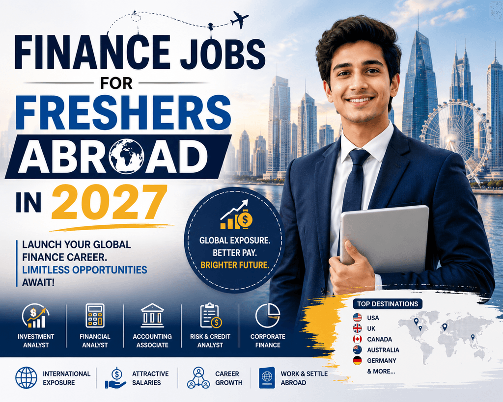 Finance Jobs for Freshers Abroad in 2027 - international entry-level finance careers