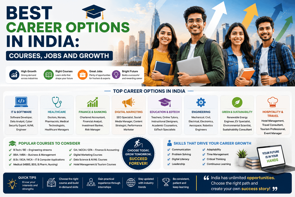 best career options in India