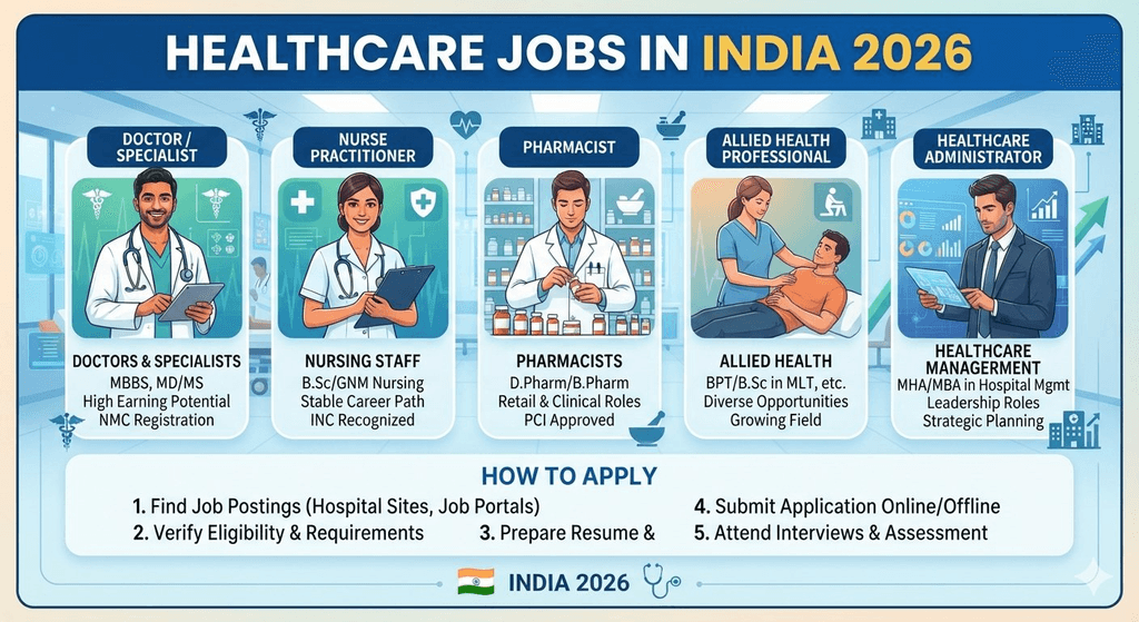 healthcare jobs in India 2026