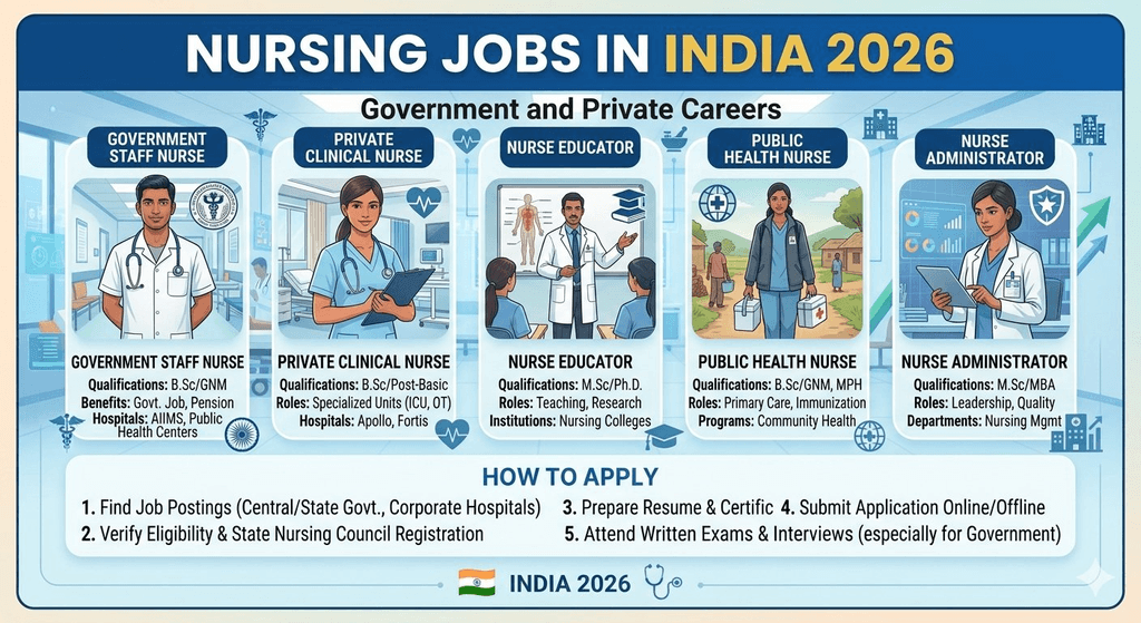 nursing jobs in India 2026