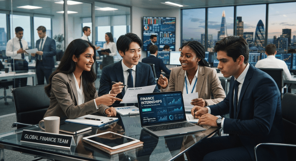 finance internship for international students