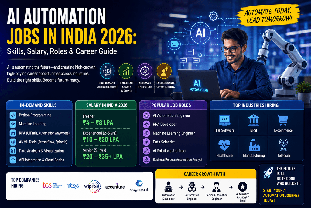 AI automation jobs in India 2026