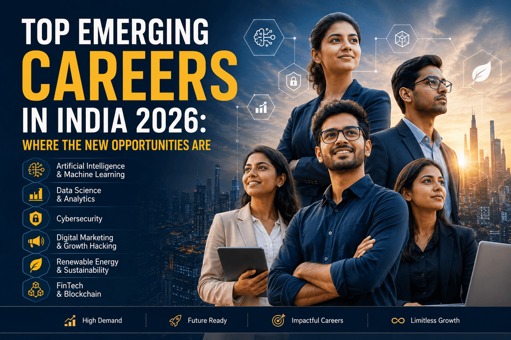 emerging careers in India 2026