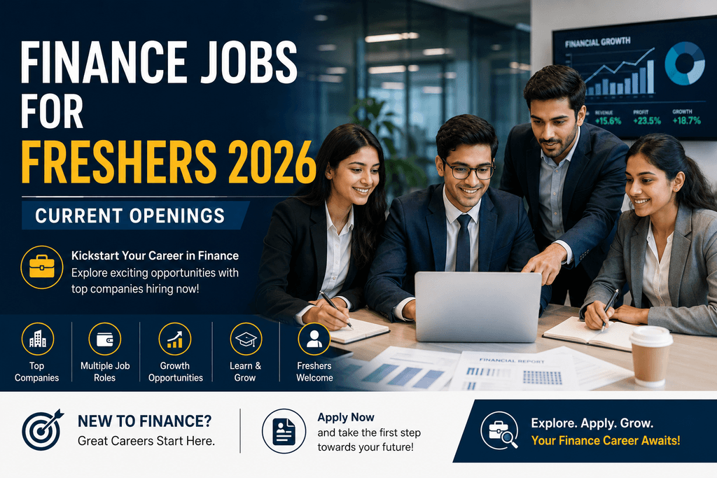 finance jobs for freshers 2026