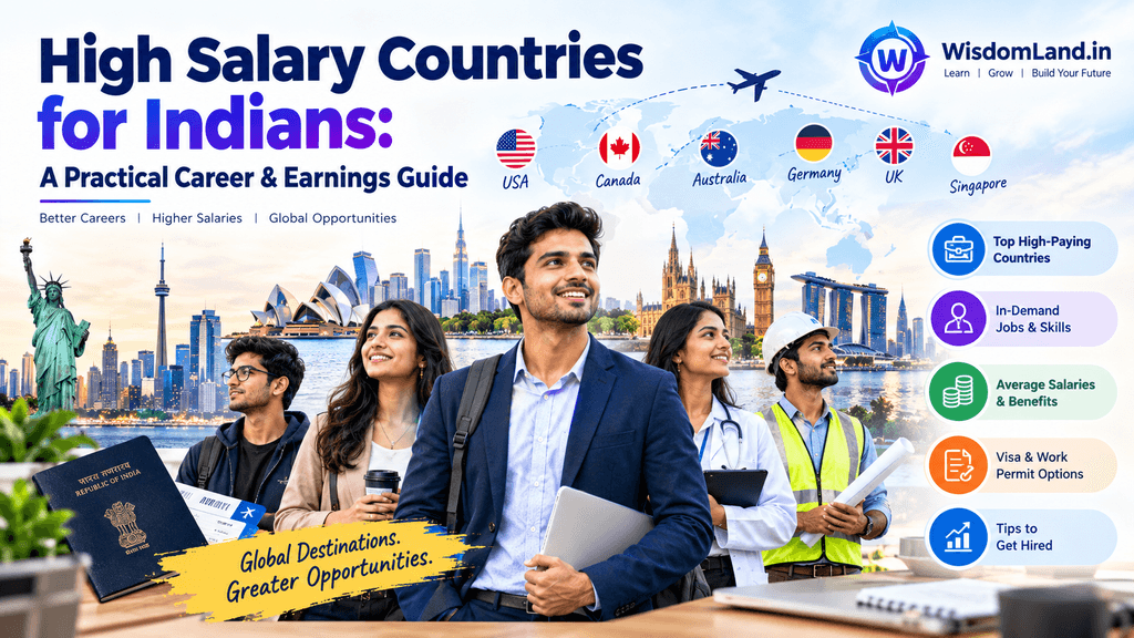high salary countries for Indians